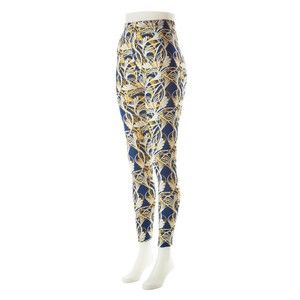 Plus Size Womens Buttery Soft Groovy Ginkgo Leaves Leggings‎